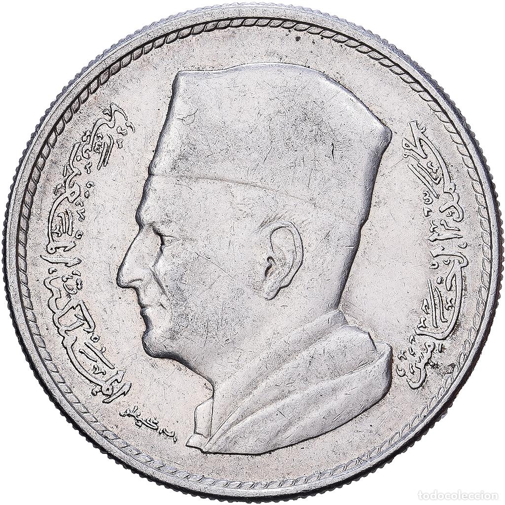 Monedas antiguas de &Aacute;frica: [#1224285] Marruecos, Mohammed V, Dirham, 1960 / AH 1380, Paris, Plata, MBC+, KM:55
