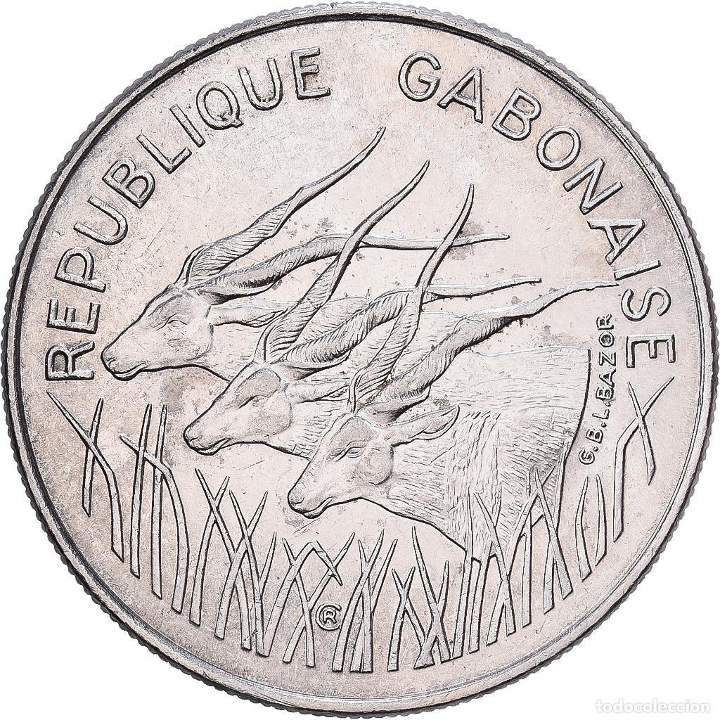 Monedas antiguas de &Aacute;frica: [#1224385] Gab&oacute;n, 100 Francs, 1972, Paris, N&iacute;quel, EBC+, KM:12