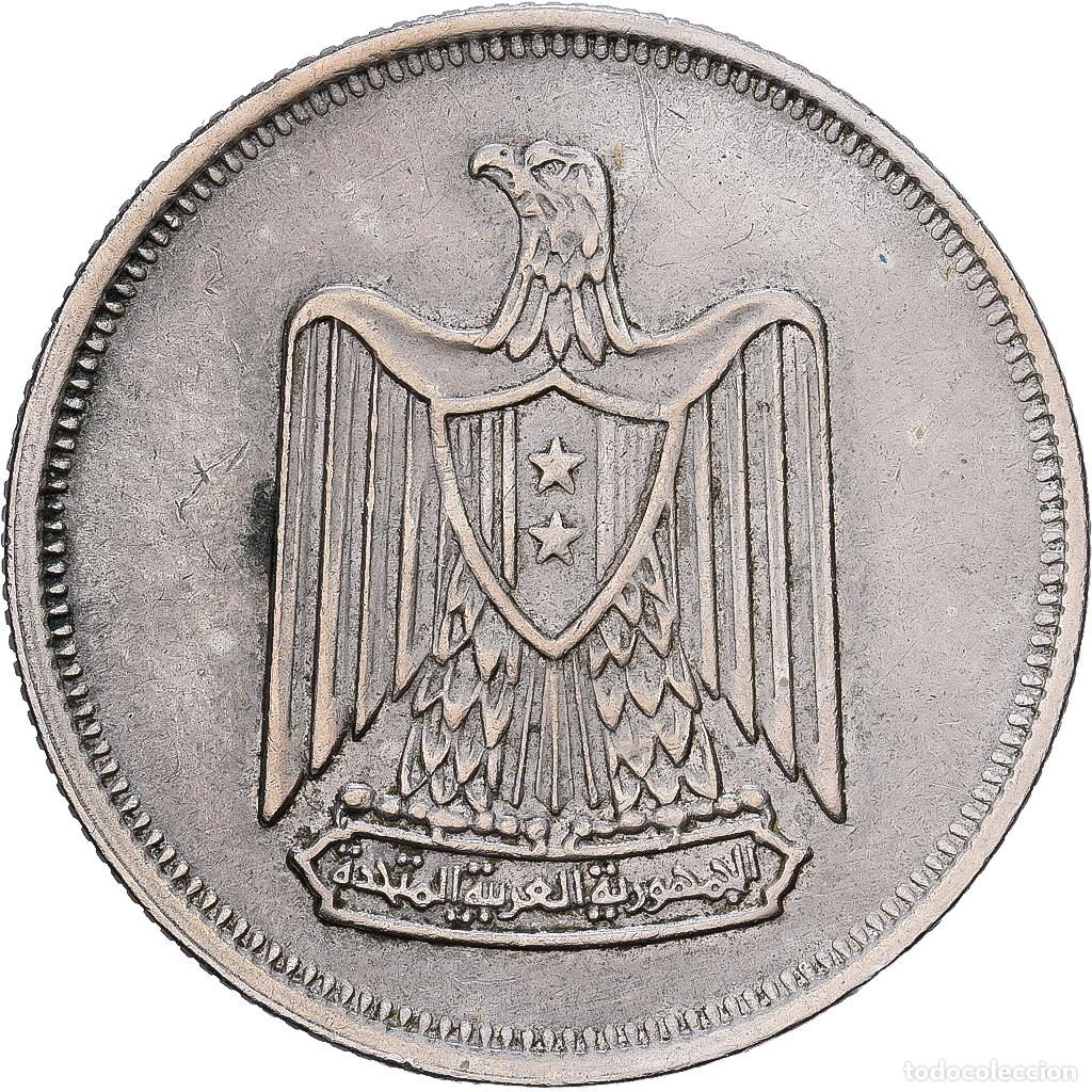 Monedas antiguas de &Aacute;frica: [#1224490] Egipto, 10 Piastres, 1967, Cobre - n&iacute;quel, MBC, KM:413