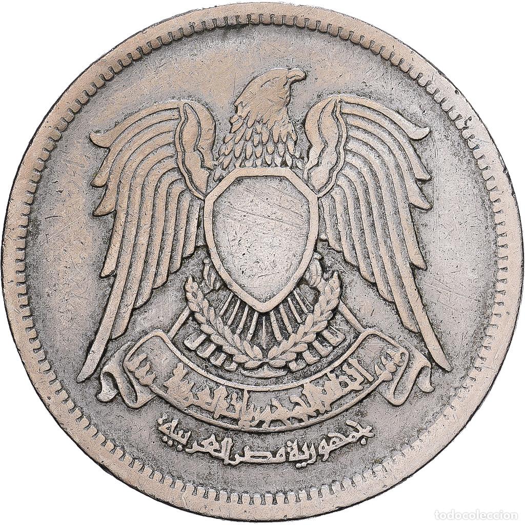 Monedas antiguas de &Aacute;frica: [#1224488] Egipto, 5 Piastres, 1972, Cobre - n&iacute;quel, MBC, KM:A428