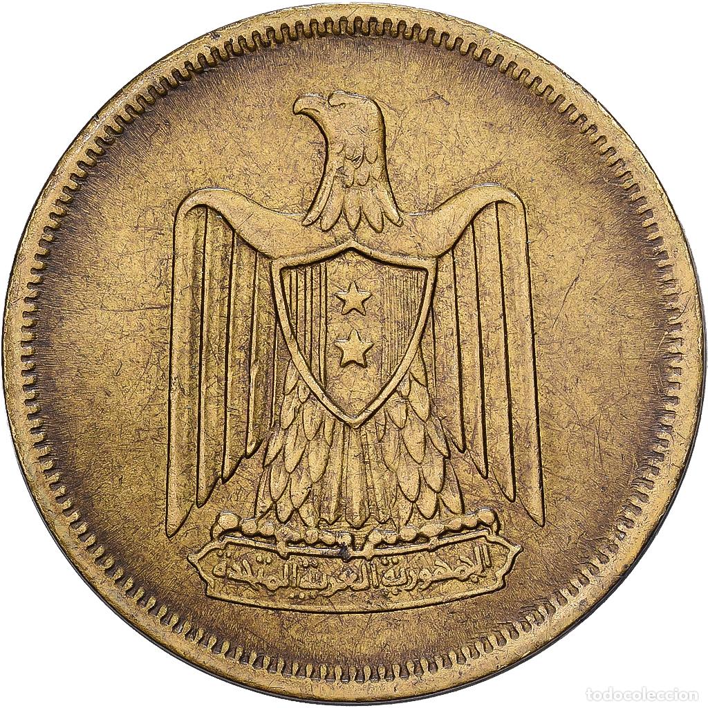 Monedas antiguas de &Aacute;frica: [#1224492] Egipto, 5 Milliemes, 1960, Aluminio - bronce, MBC+, KM:394