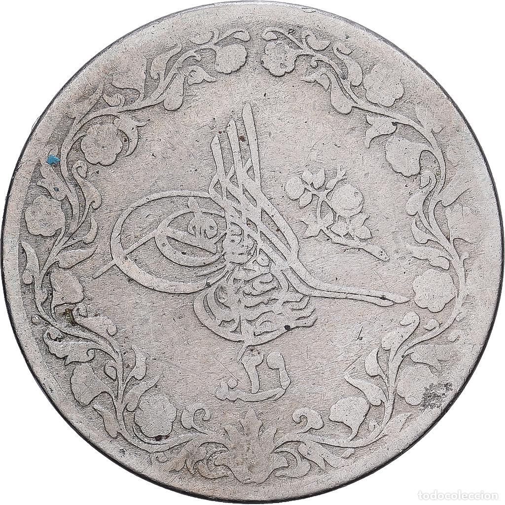 Monedas antiguas de &Aacute;frica: [#1224494] Egipto, Abdul Hamid II, 5/10 Qirsh, Misr, Cobre - n&iacute;quel, BC+, KM:291