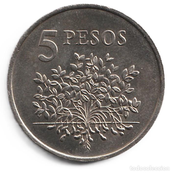 Monedas antiguas de &Aacute;frica: Guinea-Bis&aacute;u 5 pesos, 1977 KM# 20