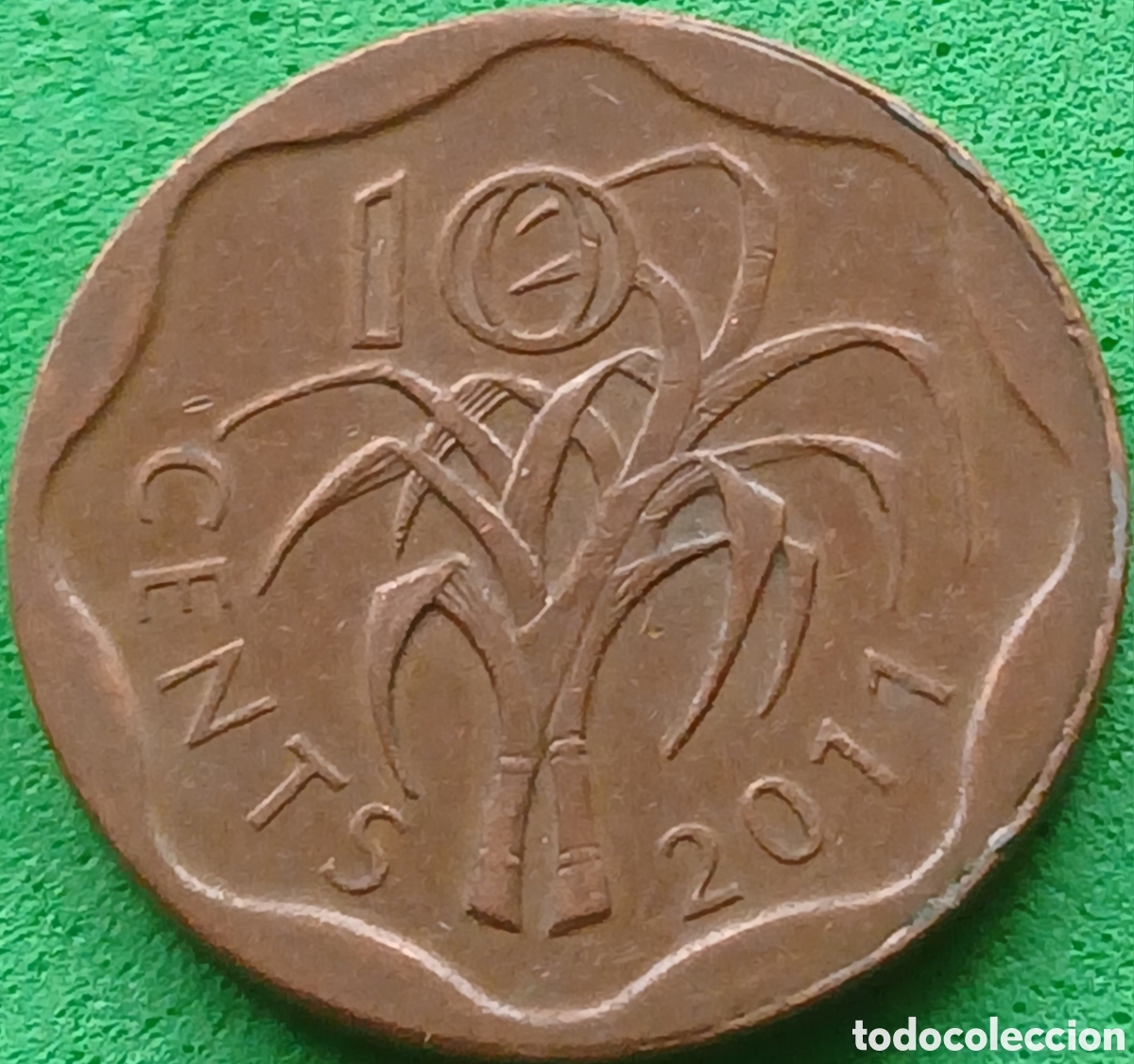 Monedas antiguas de &Aacute;frica: Esuatini ( Swazilandia) 10 cents 2011 km#57