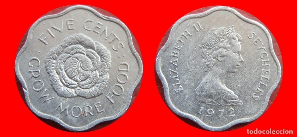 Monedas antiguas de &Aacute;frica: 5 CENTAVOS 1972 ISLAS SEYCHELLES SEICHELLES-153387