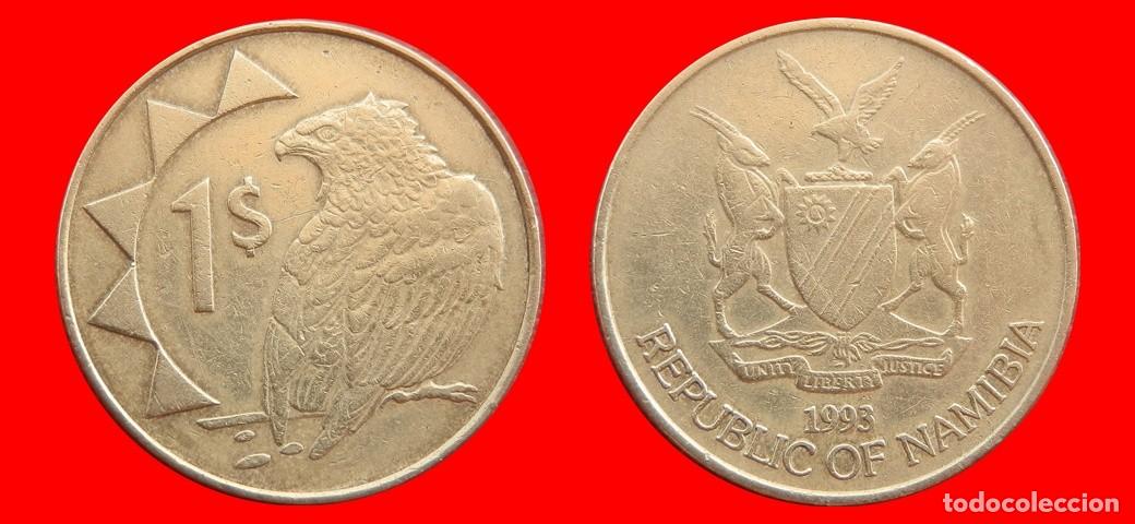 Monedas antiguas de &Aacute;frica: 1 DOLAR 1993 NAMIBIA-153411