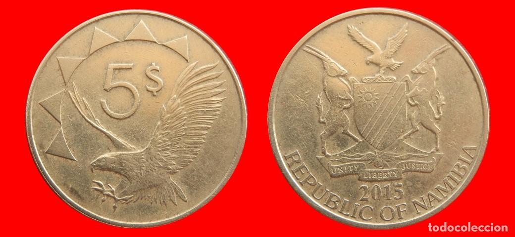 Monedas antiguas de &Aacute;frica: 5 DOLARES 2015 NAMIBIA-153415