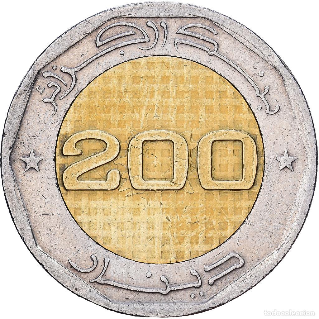 Monedas antiguas de &Aacute;frica: [#1224644] Algeria, 200 Dinars, 2013, Bimet&aacute;lico, MBC