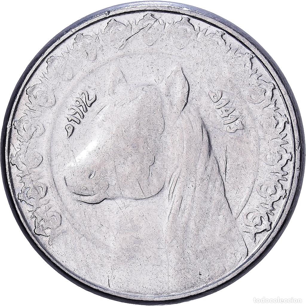 Monedas antiguas de &Aacute;frica: [#1224648] Algeria, 1/2 Dinar, 1992, Algiers, Acero inoxidable, BC+, KM:128
