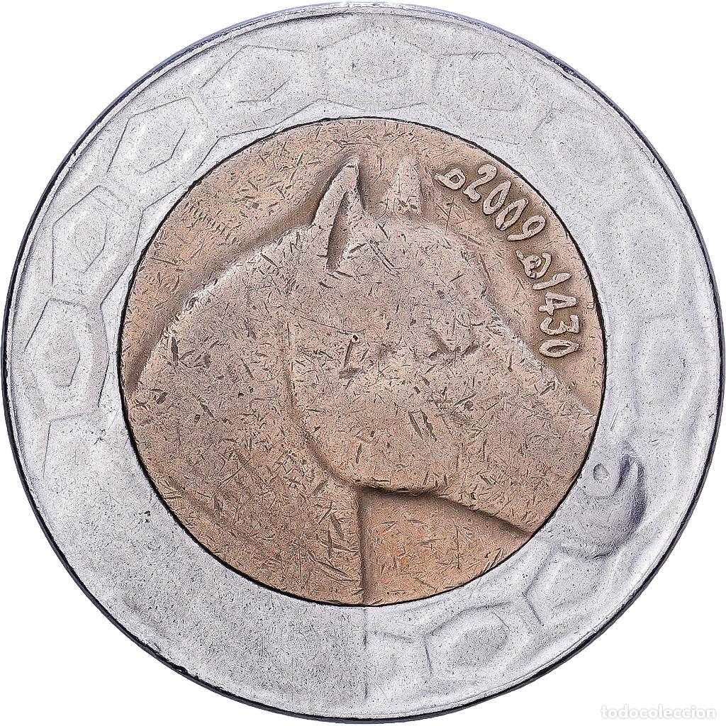 Monedas antiguas de &Aacute;frica: [#1224647] Algeria, 100 Dinars, 2009, Algiers, Bimet&aacute;lico, BC+, KM:132