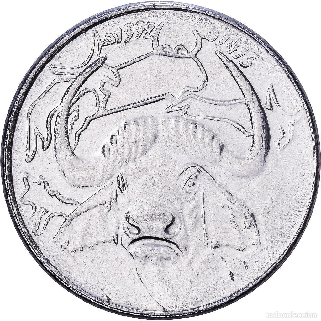 Monedas antiguas de &Aacute;frica: [#1224649] Algeria, Dinar, 1992, Algiers, Acero inoxidable, MBC, KM:129