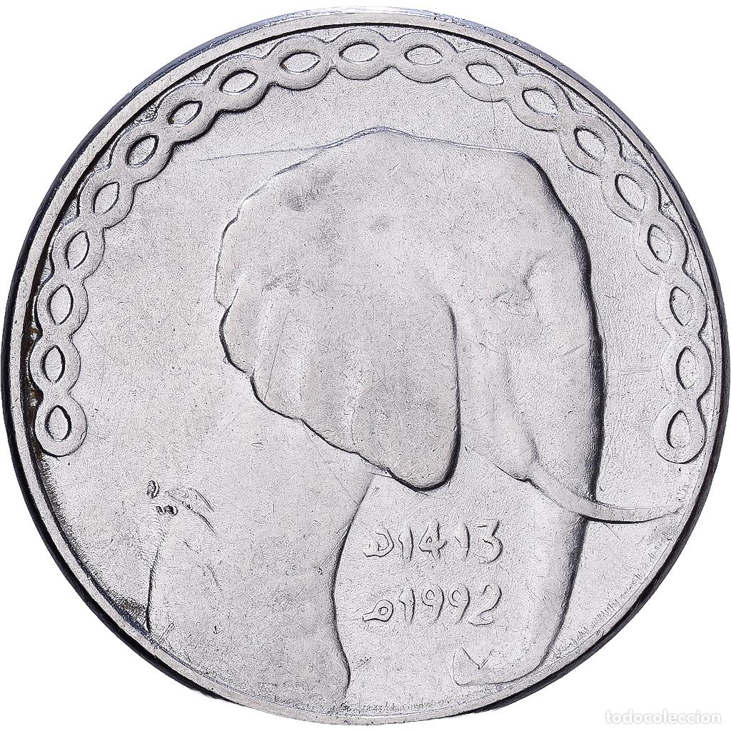 Monedas antiguas de &Aacute;frica: [#1224656] Algeria, 5 Dinars, 1992, Algiers, Acero inoxidable, MBC, KM:123