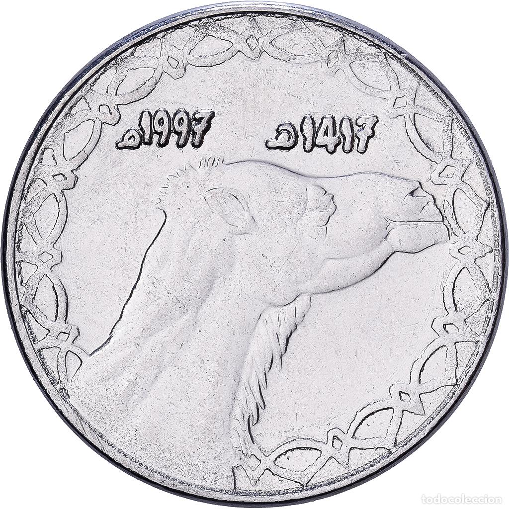 Monedas antiguas de &Aacute;frica: [#1224650] Algeria, 2 Dinars, 1997, Algiers, Acero inoxidable, MBC, KM:130