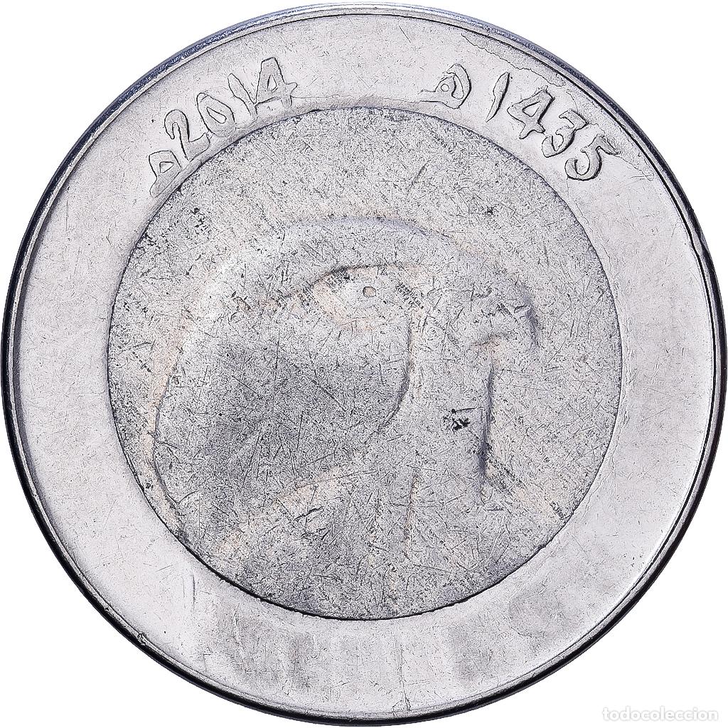 Monedas antiguas de &Aacute;frica: [#1224651] Algeria, 10 Dinars, 2014, Bimet&aacute;lico, BC+