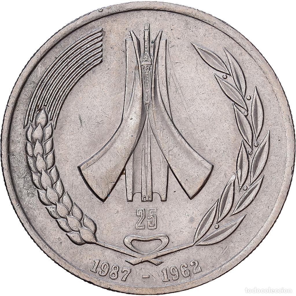 Monedas antiguas de &Aacute;frica: [#1224658] Algeria, Dinar, 1987, Cobre - n&iacute;quel, MBC, KM:117