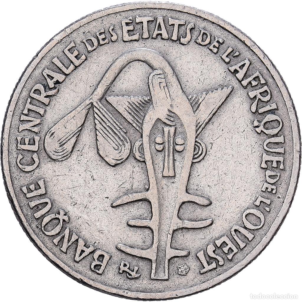 Monedas antiguas de &Aacute;frica: [#1224689] Estados del &Aacute;frica Occidental, 50 Francs, 1980, Cobre - n&iacute;quel, MBC, KM:6