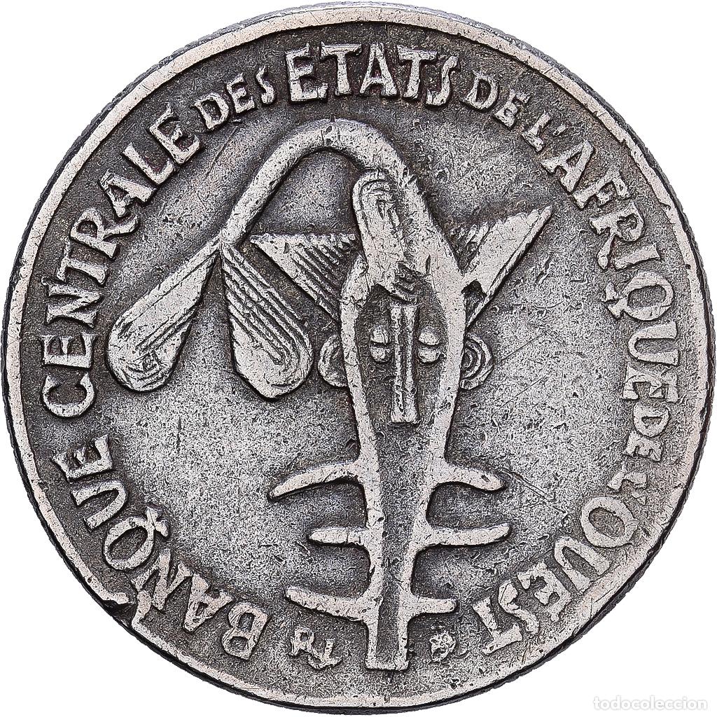 Monedas antiguas de &Aacute;frica: [#1224690] Estados del &Aacute;frica Occidental, 50 Francs, 1997, Cobre - n&iacute;quel, MBC, KM:6