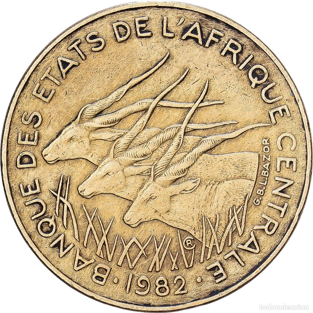 Monedas antiguas de &Aacute;frica: [#1224693] Estados del &Aacute;frica central, 5 Francs, 1982, Paris, Aluminio - bronce, MBC, KM:7