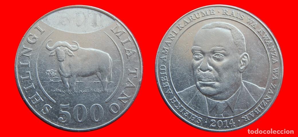 Monedas antiguas de &Aacute;frica: 500 CHELINES SHILINGI 2014 ZANZIBAR-153443