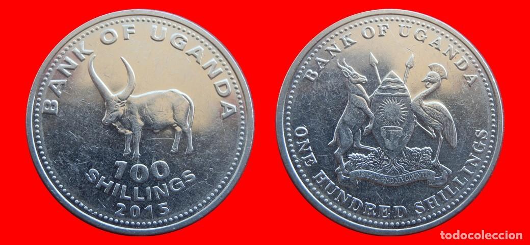Monedas antiguas de &Aacute;frica: 100 CHELINES SHILLINGS 2015 UGANDA-153448
