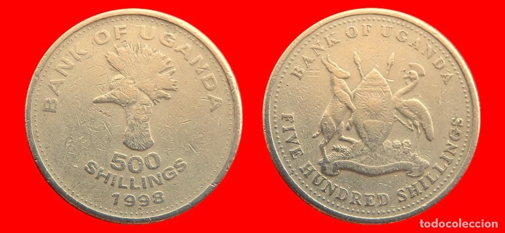 Monedas antiguas de &Aacute;frica: 500 CHELINES SHILLINGS 1998 UGANDA-153450