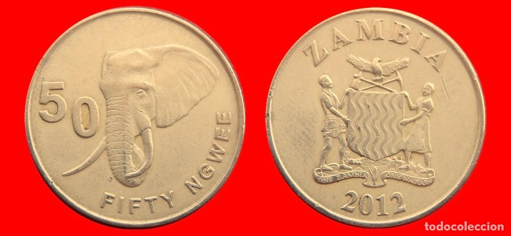 Monedas antiguas de &Aacute;frica: 50 NGWEE 2012 ZAMBIA-153451