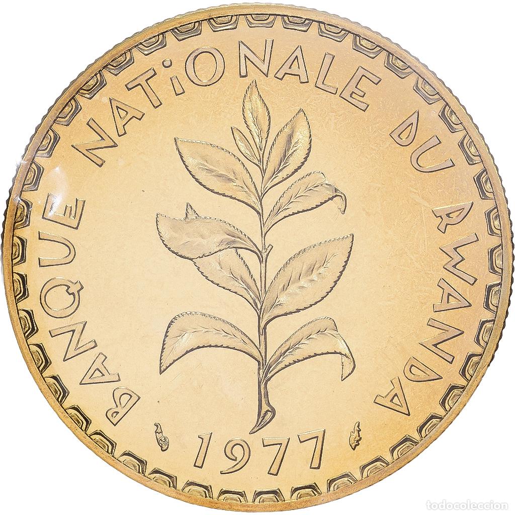 Monedas antiguas de &Aacute;frica: [#1545901] Ruanda, 50 Francs, 1977, MDP, ESSAI, Lat&oacute;n, FDC, KM:E7