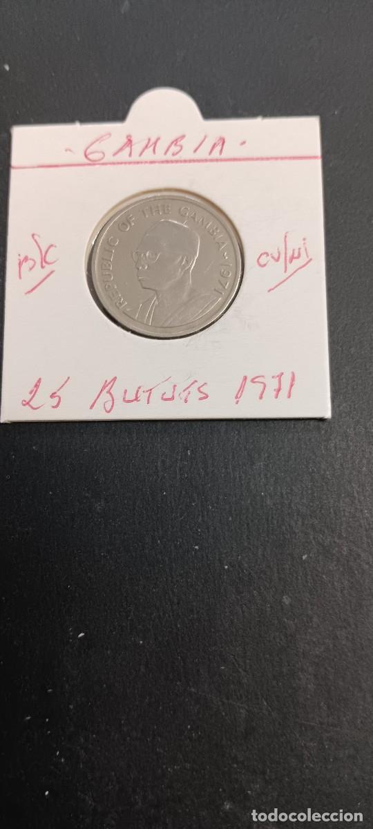 Monedas antiguas de &Aacute;frica: GAMBIA 25 BUTUTS 1971 BC KM=11 (CUPRONIQUEL)