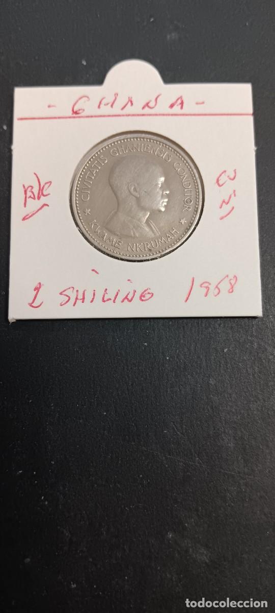 Monedas antiguas de &Aacute;frica: GHANA 2 SHILLINGS BC KM=6 (CUPRONIQUEL)