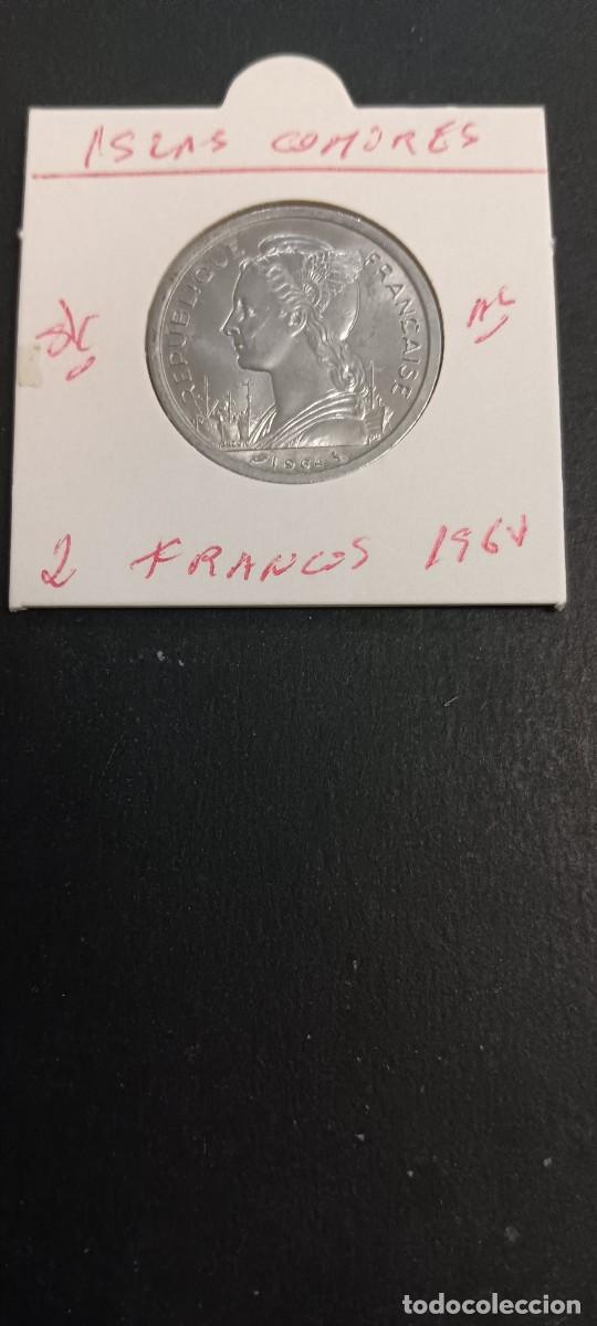 Monedas antiguas de &Aacute;frica: ISLAS COMORES 2 FRANCOS 1964 S/C KM=5 (ALUMINIO)