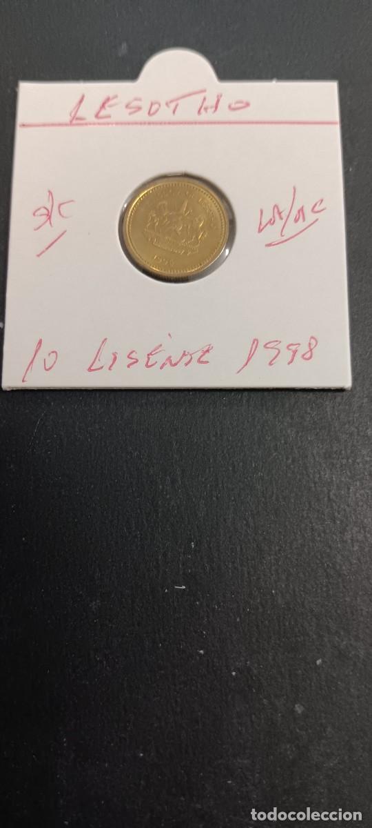 Monedas antiguas de &Aacute;frica: LESOTHO 10 LISENTE 1998 S/C KM=63 (LAT&Oacute;N-ACERO)