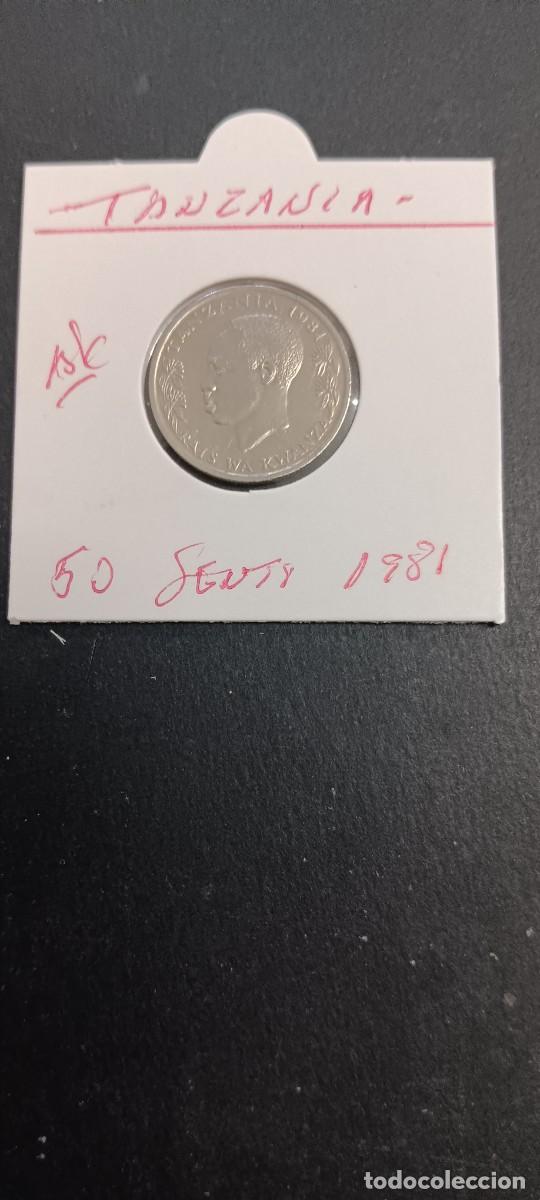 Monedas antiguas de &Aacute;frica: TANZANIA 50 SENTI 1981 BC KM=1 (CUPRONIQUEL)