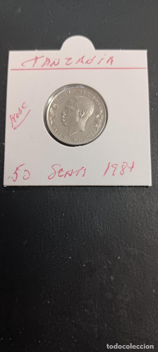 Monedas antiguas de &Aacute;frica: TANZANIA 50 SENTI 1984 MBC KM=1 (CUPRONIQUEL)