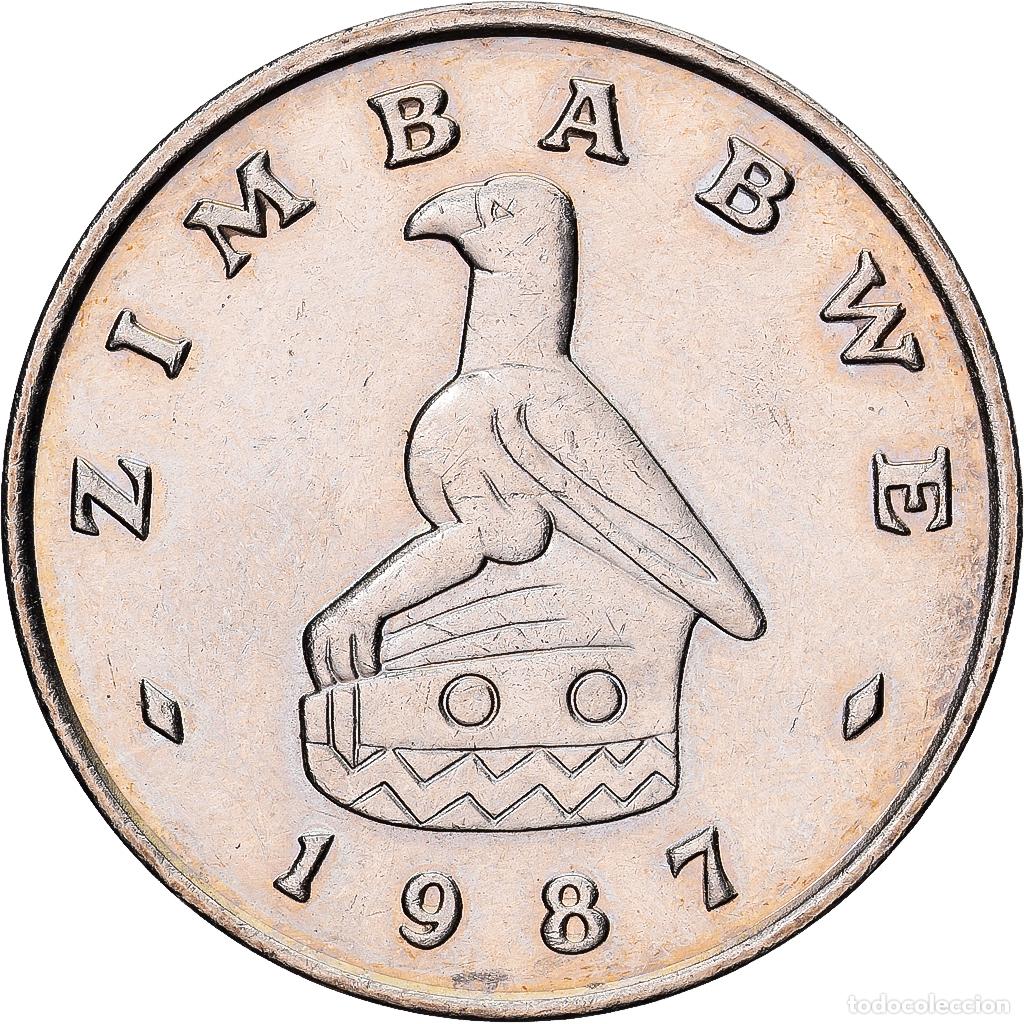 Monedas antiguas de &Aacute;frica: [#1551958] Zimbabue, 20 Cents, 1987, Cobre - n&iacute;quel, EBC, KM:4