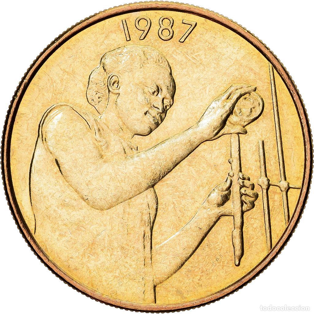 Monedas antiguas de &Aacute;frica: [#1551962] Estados del &Aacute;frica Occidental, 25 Francs, 1987, Paris, Aluminio - bronce, EBC+