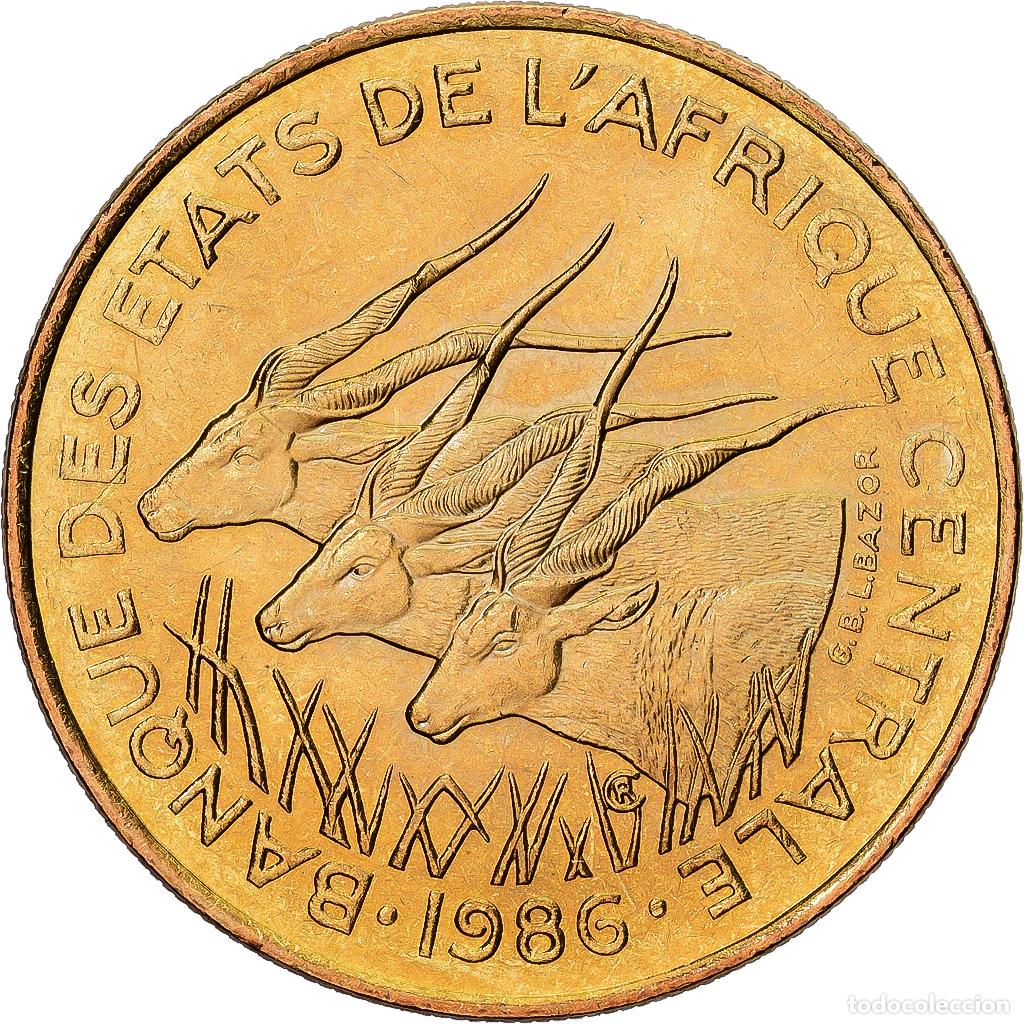 Monedas antiguas de &Aacute;frica: [#1551964] Estados del &Aacute;frica central, 25 Francs, 1986, Paris, Aluminio - bronce, EBC+