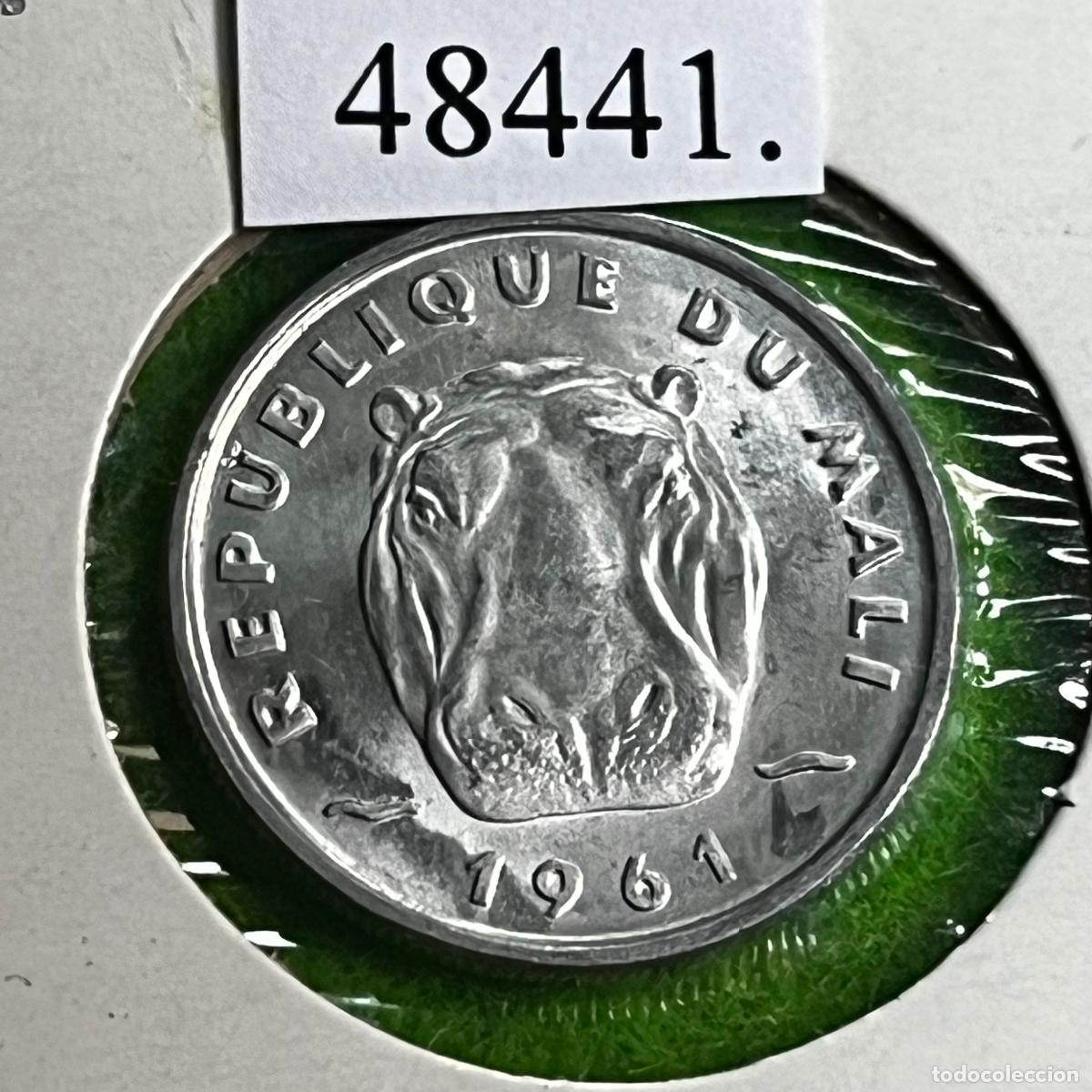Monedas antiguas de &Aacute;frica: Mali, 5 francos 1961