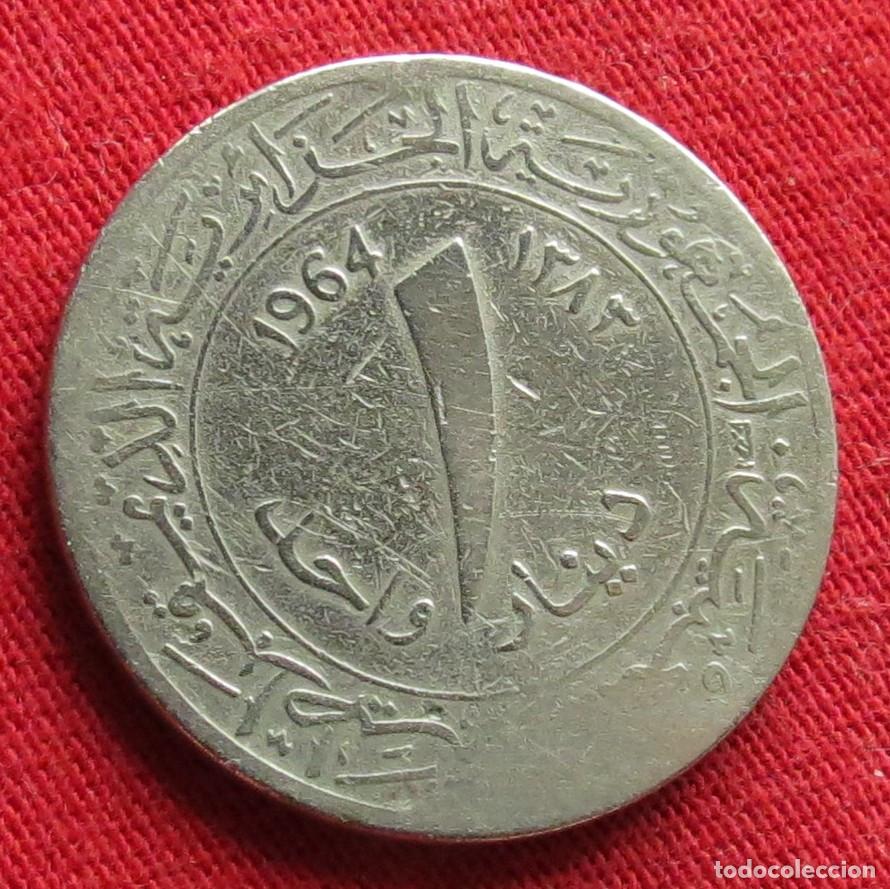 Monedas antiguas de &Aacute;frica: Argelia 1 dinar 1964 Algeria