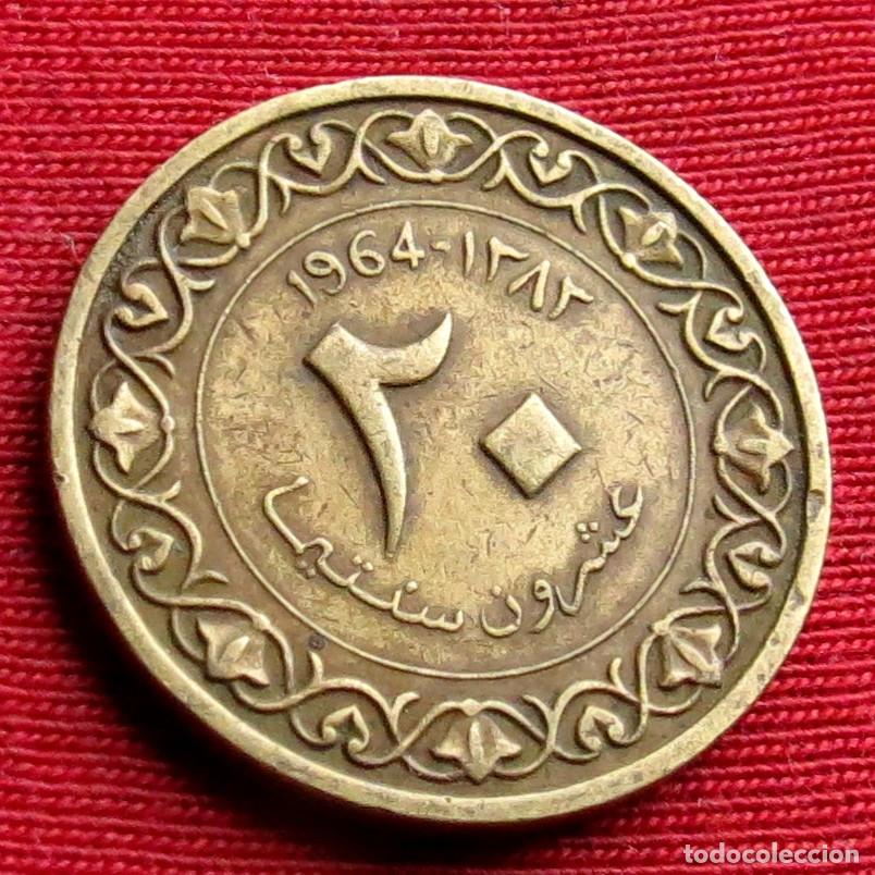 Monedas antiguas de &Aacute;frica: Argelia 20 centimes 1964 Algeria #2
