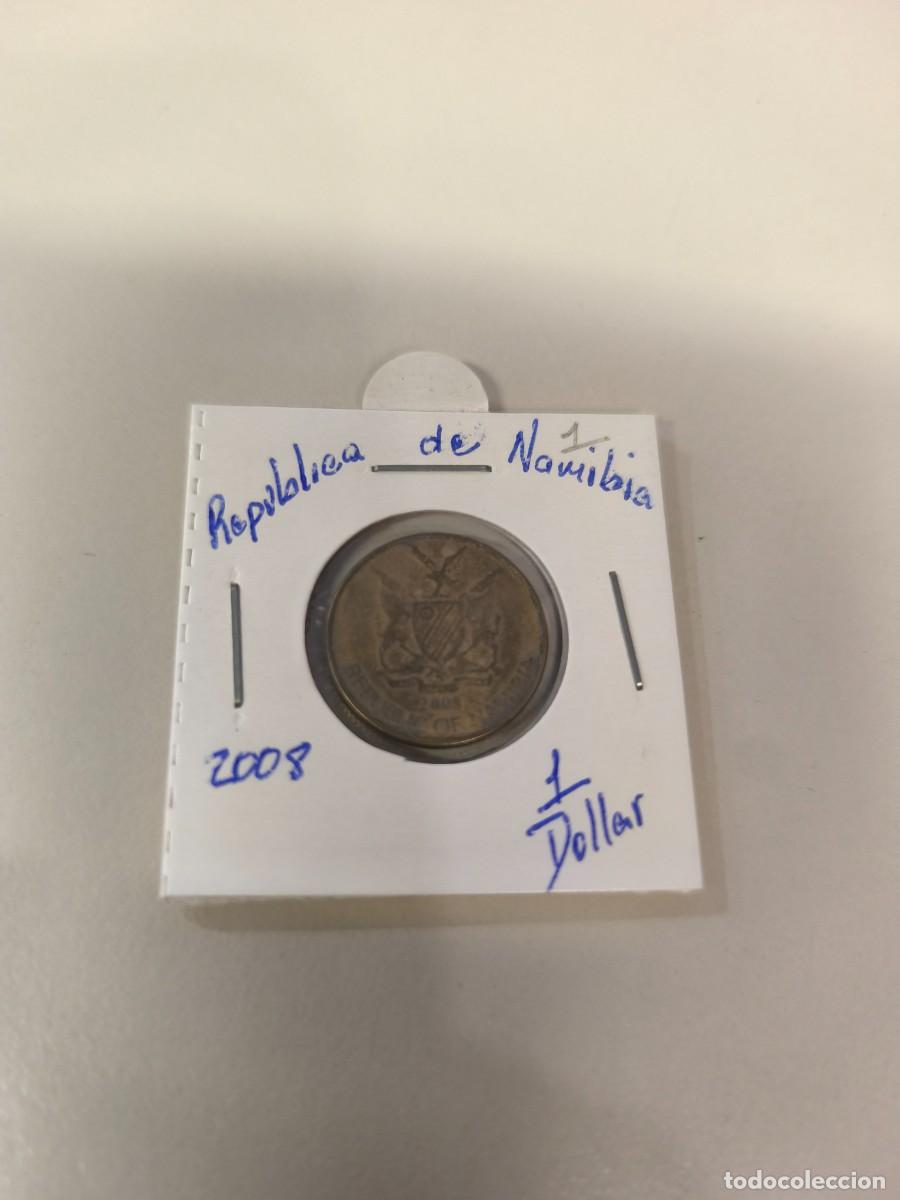 Monedas antiguas de &Aacute;frica: 1 Moneda de un d&oacute;lar de namibia