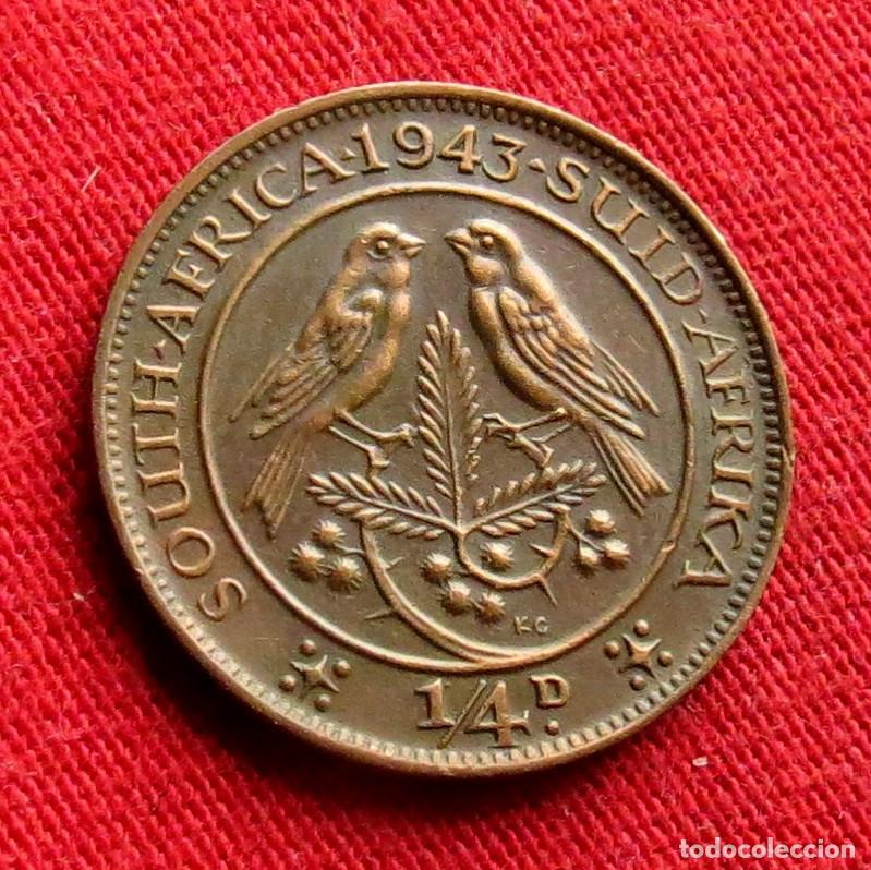 Monedas antiguas de &Aacute;frica: Sud&aacute;frica RSA 1/4 penny 1943