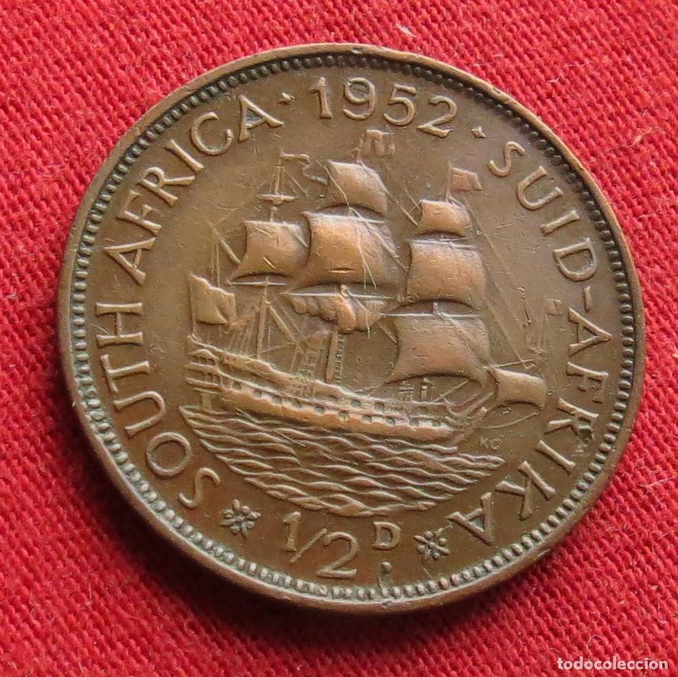 Monedas antiguas de &Aacute;frica: Sud&aacute;frica RSA 1/2 penny 1952