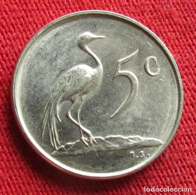 Monedas antiguas de &Aacute;frica: Sud&aacute;frica RSA 5 cents 1973