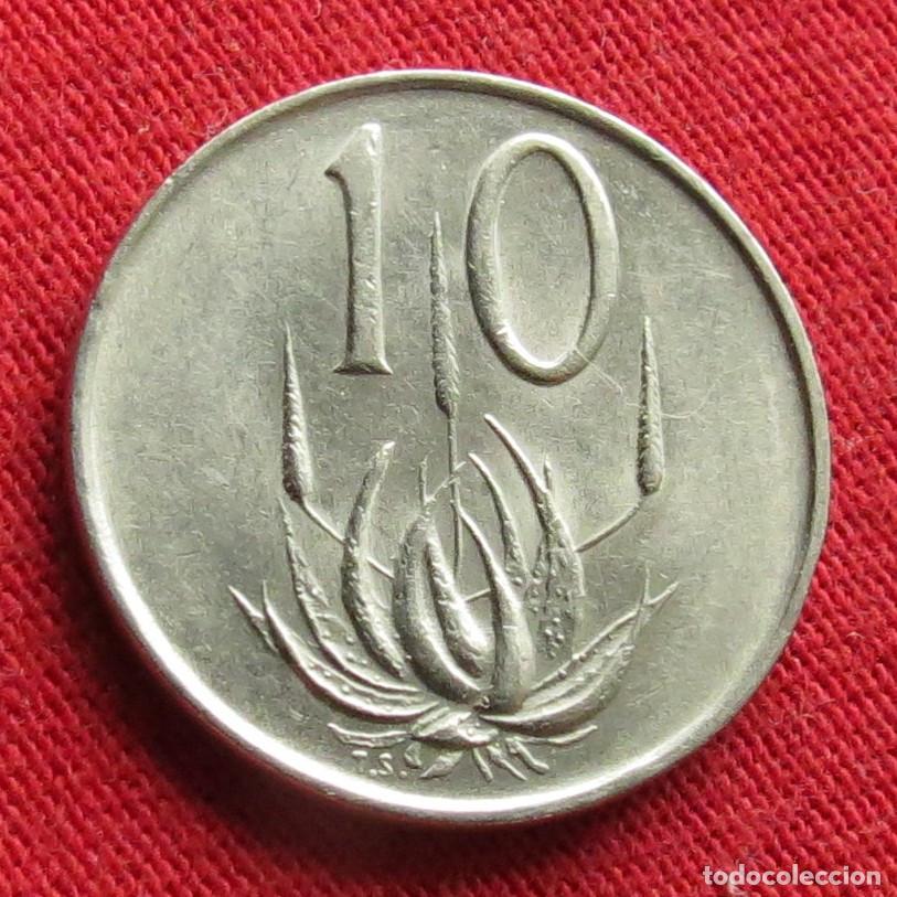 Monedas antiguas de &Aacute;frica: Sud&aacute;frica RSA 10 cents 1978