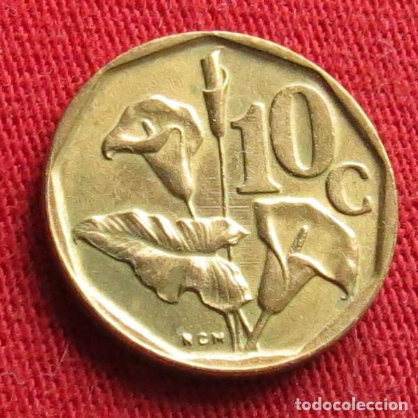 Monedas antiguas de &Aacute;frica: Sud&aacute;frica RSA 10 cents 1991