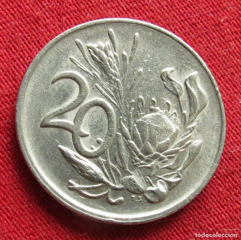 Monedas antiguas de &Aacute;frica: Sud&aacute;frica RSA 20 cents 1983