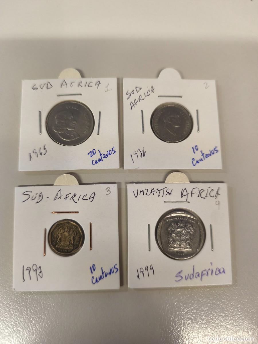 Monedas antiguas de &Aacute;frica: Lote de monedas de Sud &Aacute;frica