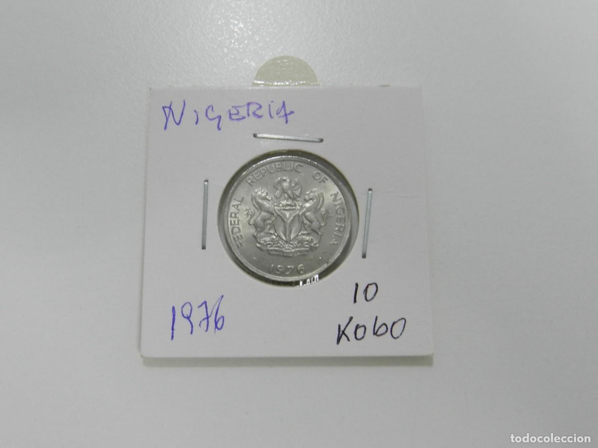 Monedas antiguas de &Aacute;frica: 1 moneda de Nigeria 1976