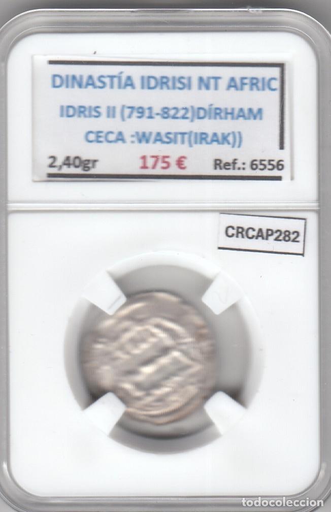 Monedas antiguas de &Aacute;frica: CRCAP282 DINASTIA IDRISI NORTE AFRICA (791-828) DIRHAM CECA WASIT (IRAK)