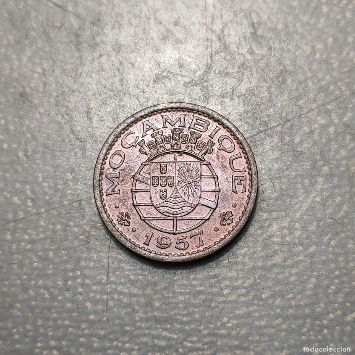 Monedas antiguas de &Aacute;frica: MOZAMBIQUE 50 CENTAVOS 1957 SC UNC BRILLO ORIGINAL